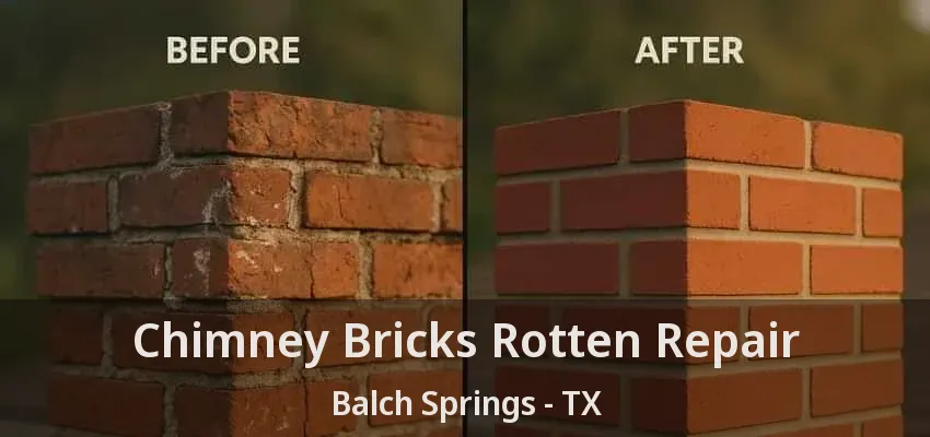 Chimney Bricks Rotten Repair Balch Springs - TX