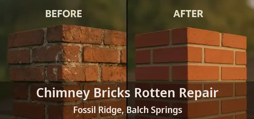 Chimney Bricks Rotten Repair Fossil Ridge, Balch Springs - TX
