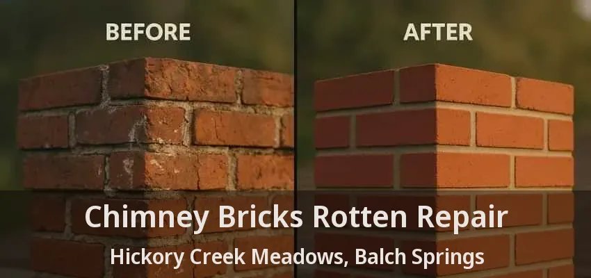 Chimney Bricks Rotten Repair Hickory Creek Meadows, Balch Springs - TX