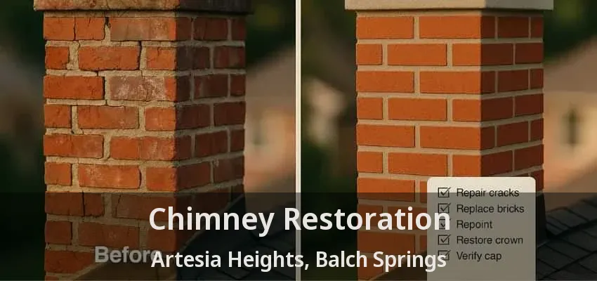 Chimney Restoration Artesia Heights, Balch Springs - TX