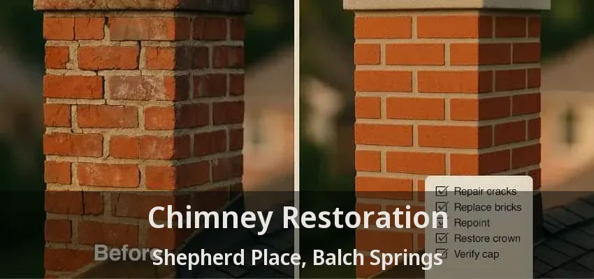 Chimney Restoration Shepherd Place, Balch Springs - TX