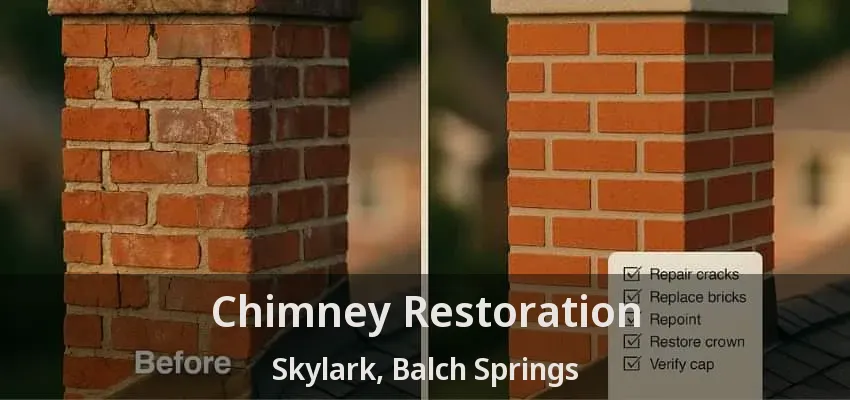 Chimney Restoration Skylark, Balch Springs - TX