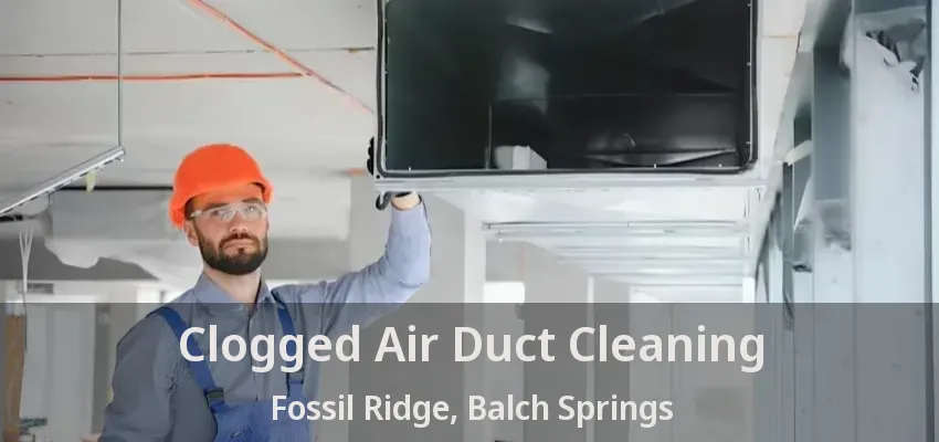 Clogged Air Duct Cleaning Fossil Ridge, Balch Springs - TX