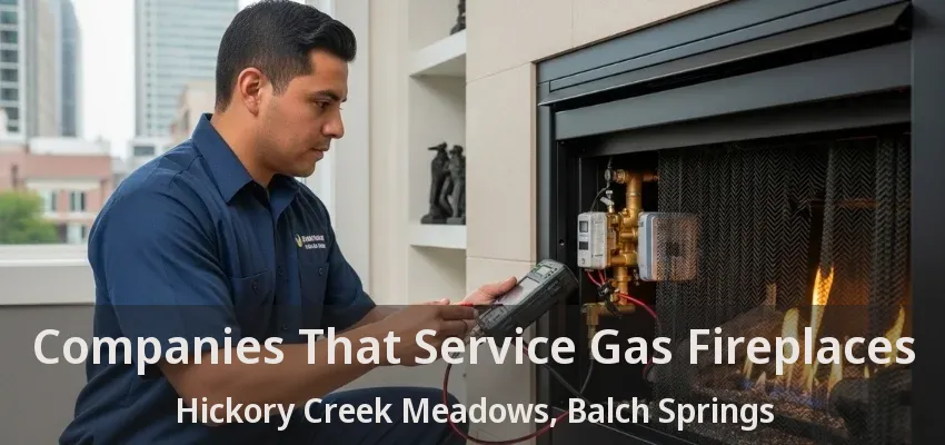 Companies That Service Gas Fireplaces Hickory Creek Meadows, Balch Springs - TX