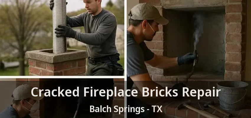 Cracked Fireplace Bricks Repair Balch Springs - TX