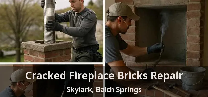 Cracked Fireplace Bricks Repair Skylark, Balch Springs - TX
