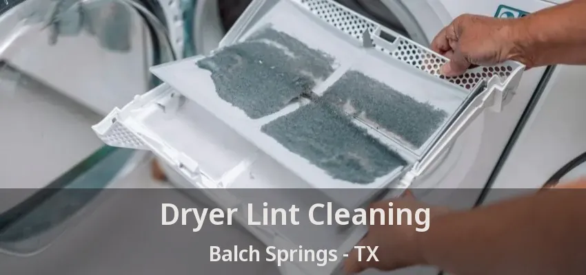Dryer Lint Cleaning Balch Springs - TX