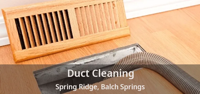 Duct Cleaning Spring Ridge, Balch Springs - TX