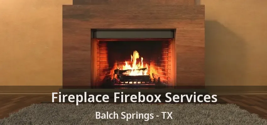 Fireplace Firebox Services Balch Springs - TX