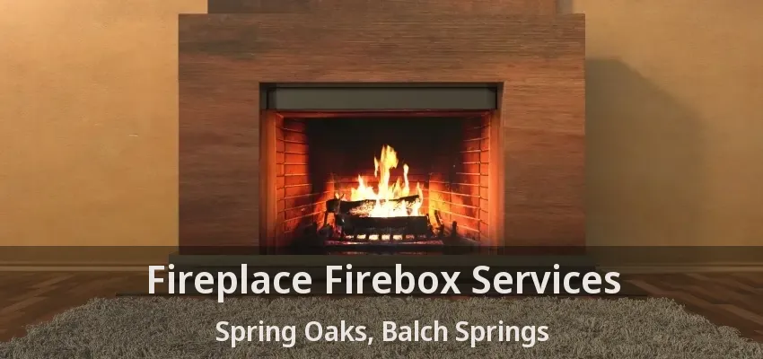 Fireplace Firebox Services Spring Oaks, Balch Springs - TX