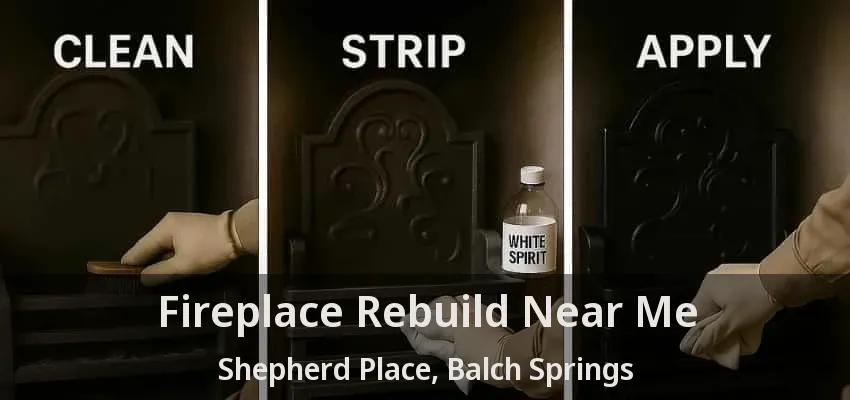 Fireplace Rebuild Near Me Shepherd Place, Balch Springs - TX