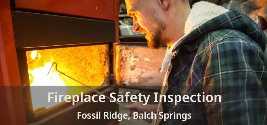 Fireplace Safety Inspection Fossil Ridge, Balch Springs - TX