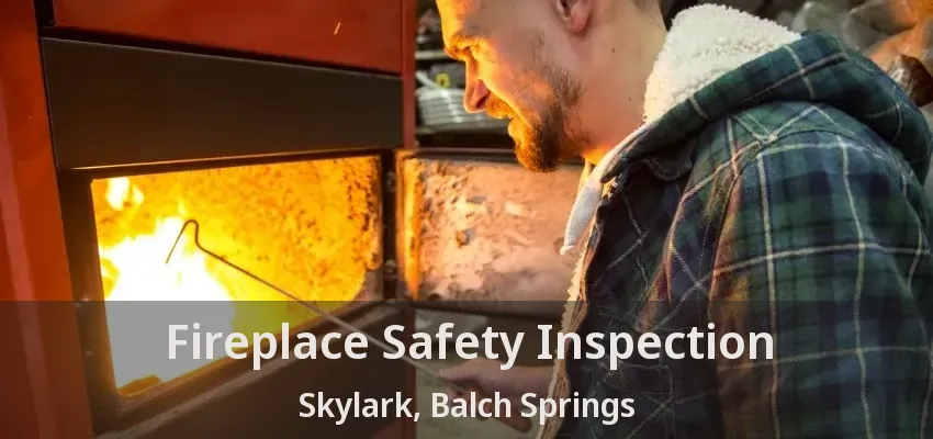 Fireplace Safety Inspection Skylark, Balch Springs - TX