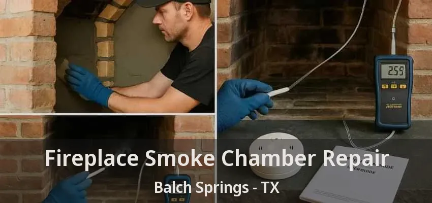 Fireplace Smoke Chamber Repair Balch Springs - TX
