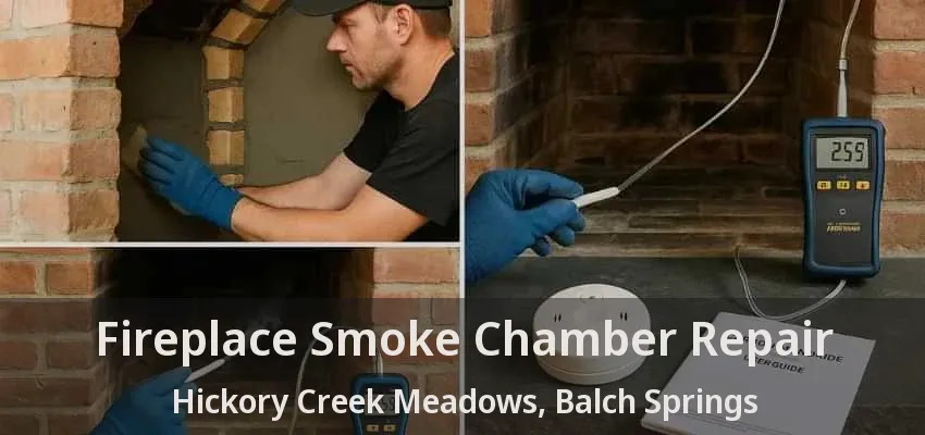 Fireplace Smoke Chamber Repair Hickory Creek Meadows, Balch Springs - TX