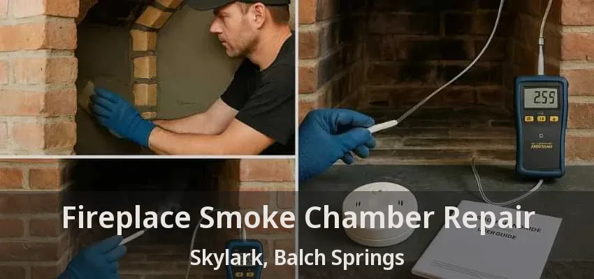 Fireplace Smoke Chamber Repair Skylark, Balch Springs - TX