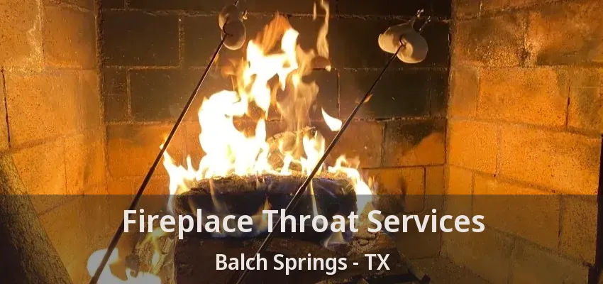 Fireplace Throat Services Balch Springs - TX