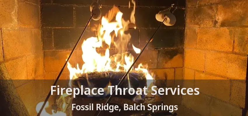 Fireplace Throat Services Fossil Ridge, Balch Springs - TX