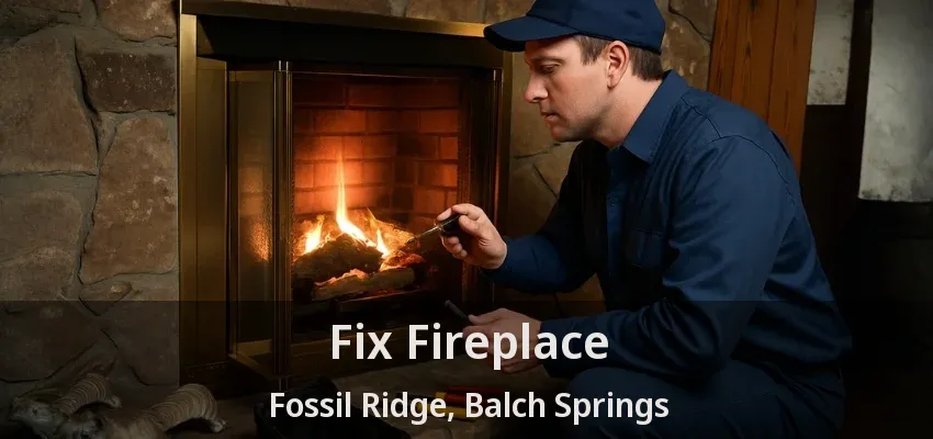Fix Fireplace Fossil Ridge, Balch Springs - TX