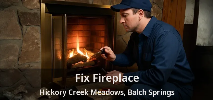 Fix Fireplace Hickory Creek Meadows, Balch Springs - TX