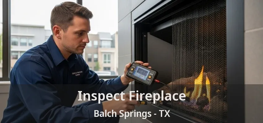 Inspect Fireplace Balch Springs - TX