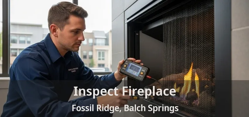Inspect Fireplace Fossil Ridge, Balch Springs - TX