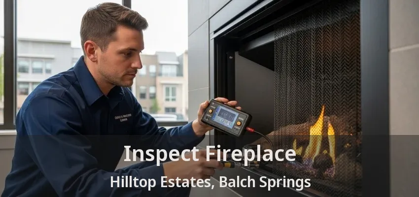 Inspect Fireplace Hilltop Estates, Balch Springs - TX