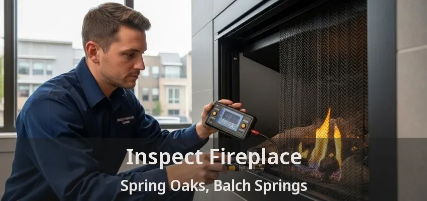 Inspect Fireplace Spring Oaks, Balch Springs - TX