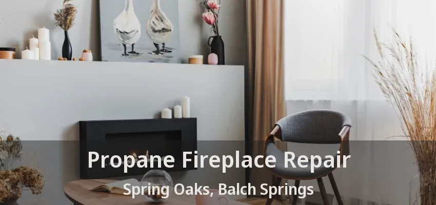 Propane Fireplace Repair Spring Oaks, Balch Springs - TX
