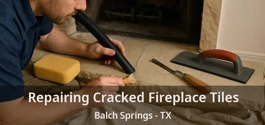 Repairing Cracked Fireplace Tiles Balch Springs - TX