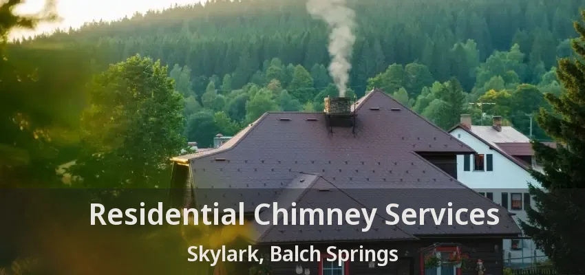 Residential Chimney Services Skylark, Balch Springs - TX
