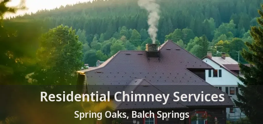 Residential Chimney Services Spring Oaks, Balch Springs - TX