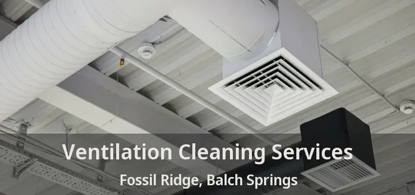 Ventilation Cleaning Services Fossil Ridge, Balch Springs - TX